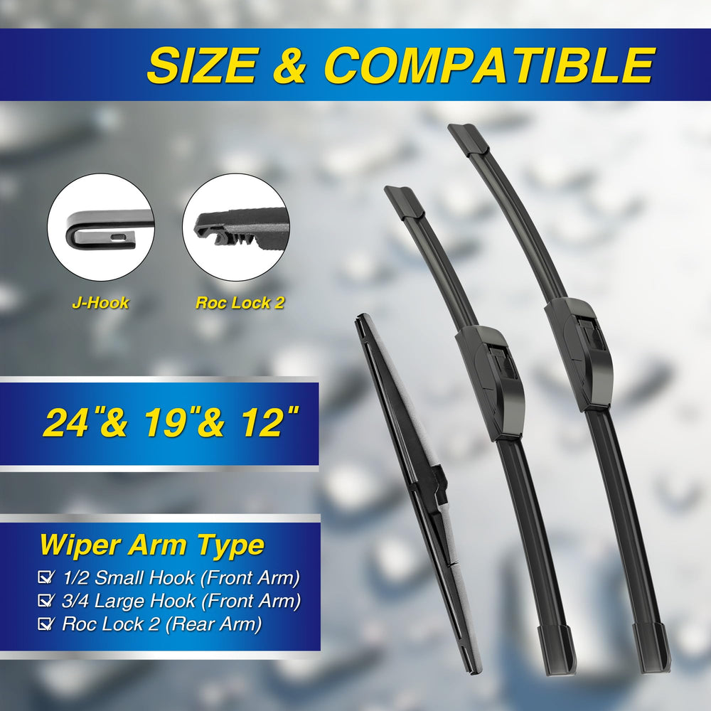 5 PLUS silicone edge close-up showing smooth bead-shedding surface for clearer vision