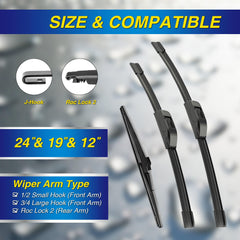 5 PLUS silicone edge close-up showing smooth bead-shedding surface for clearer vision