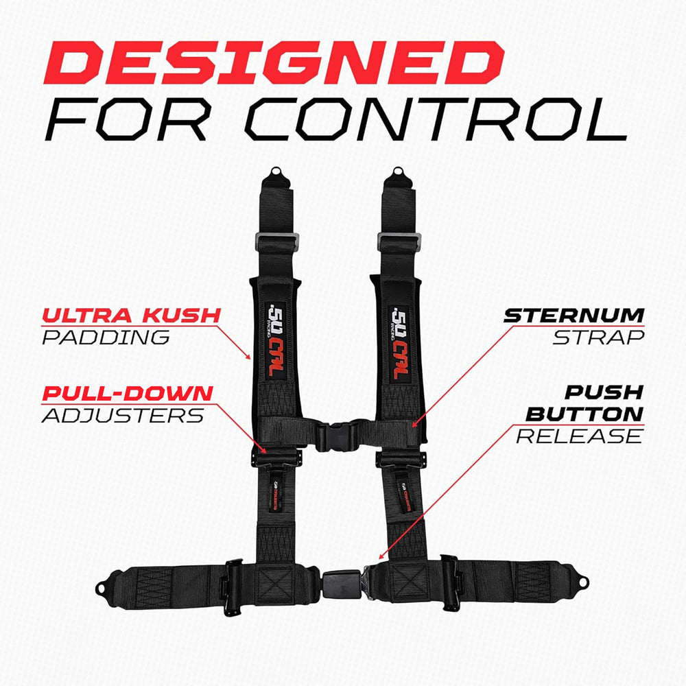 50 Caliber Racing included hardware and bolts for straightforward installation