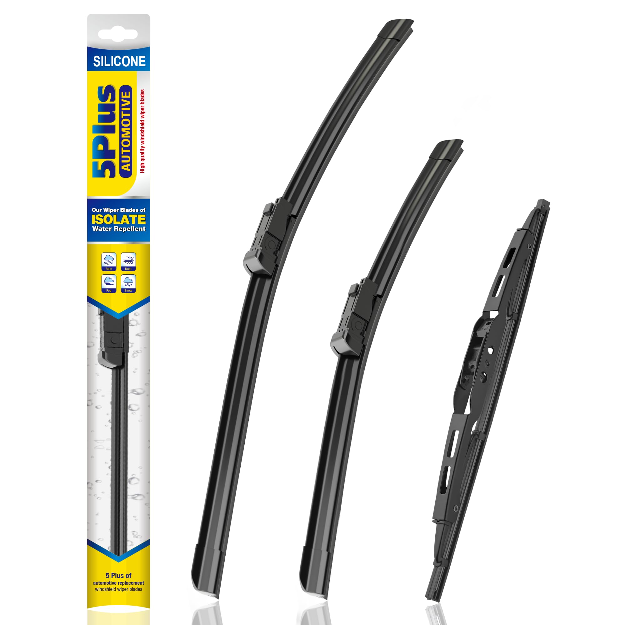 5 PLUS full 3-pack packaging showing blades and benefits