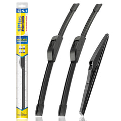 5 PLUS front packaging showing 3-pack and fitment details, easy purchase benefit