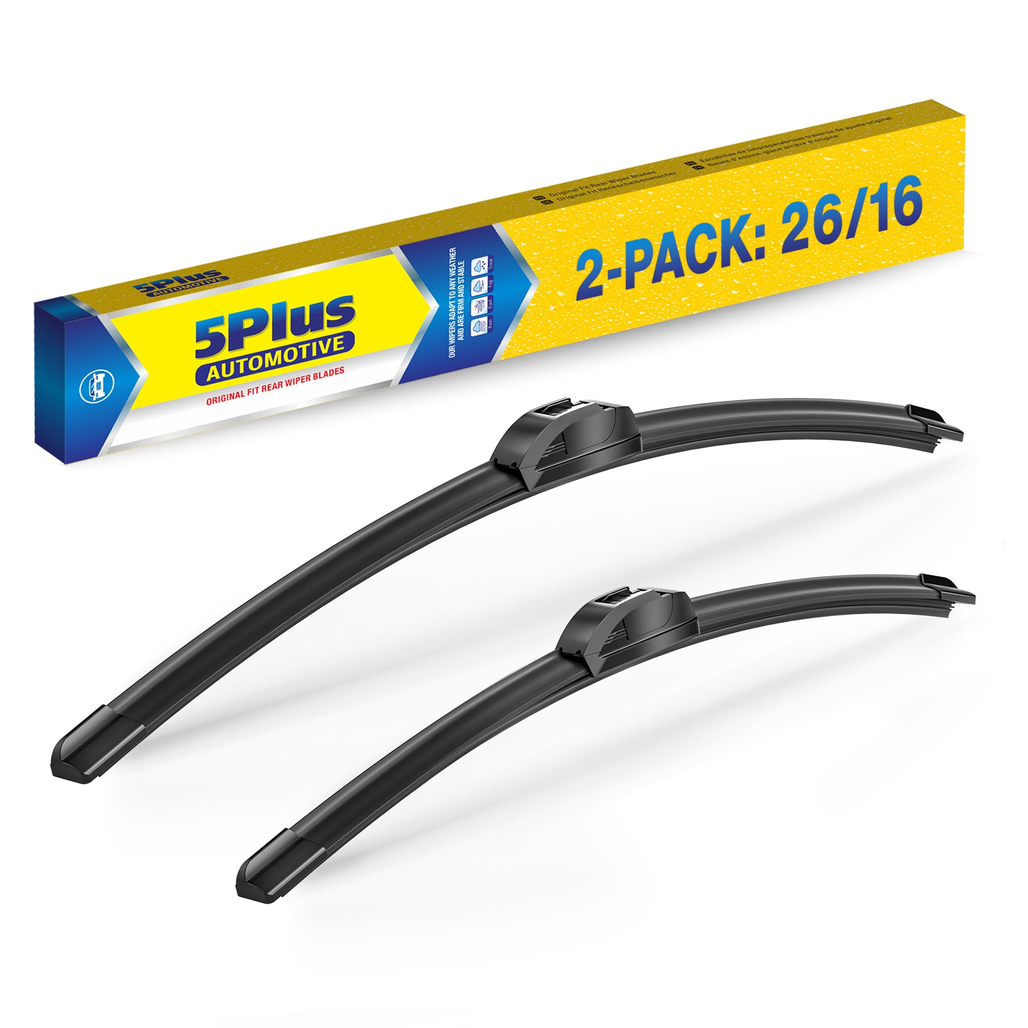5 PLUS front profile of blade showing precise fit and easy installation