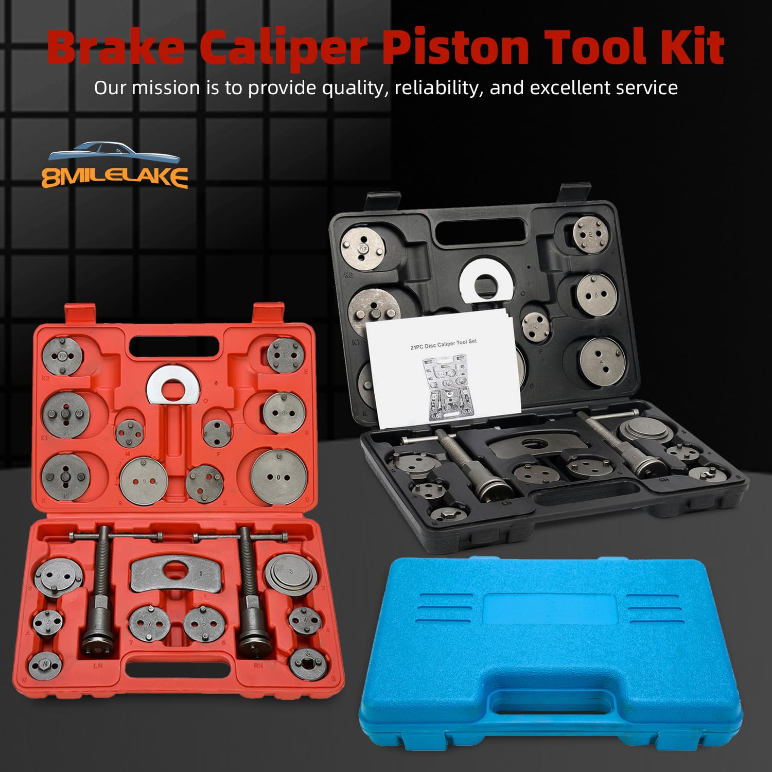 8MILELAKE tool next to ruler showing compact size and easy storage benefit
