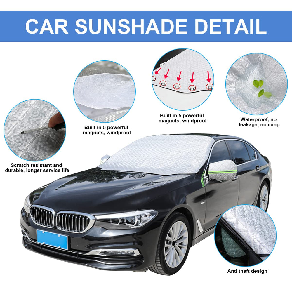 8sanlione inner non-woven layer detail protecting glass and car paint