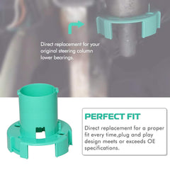 A ABIGAIL lower bearing installed in steering column for smoother steering
