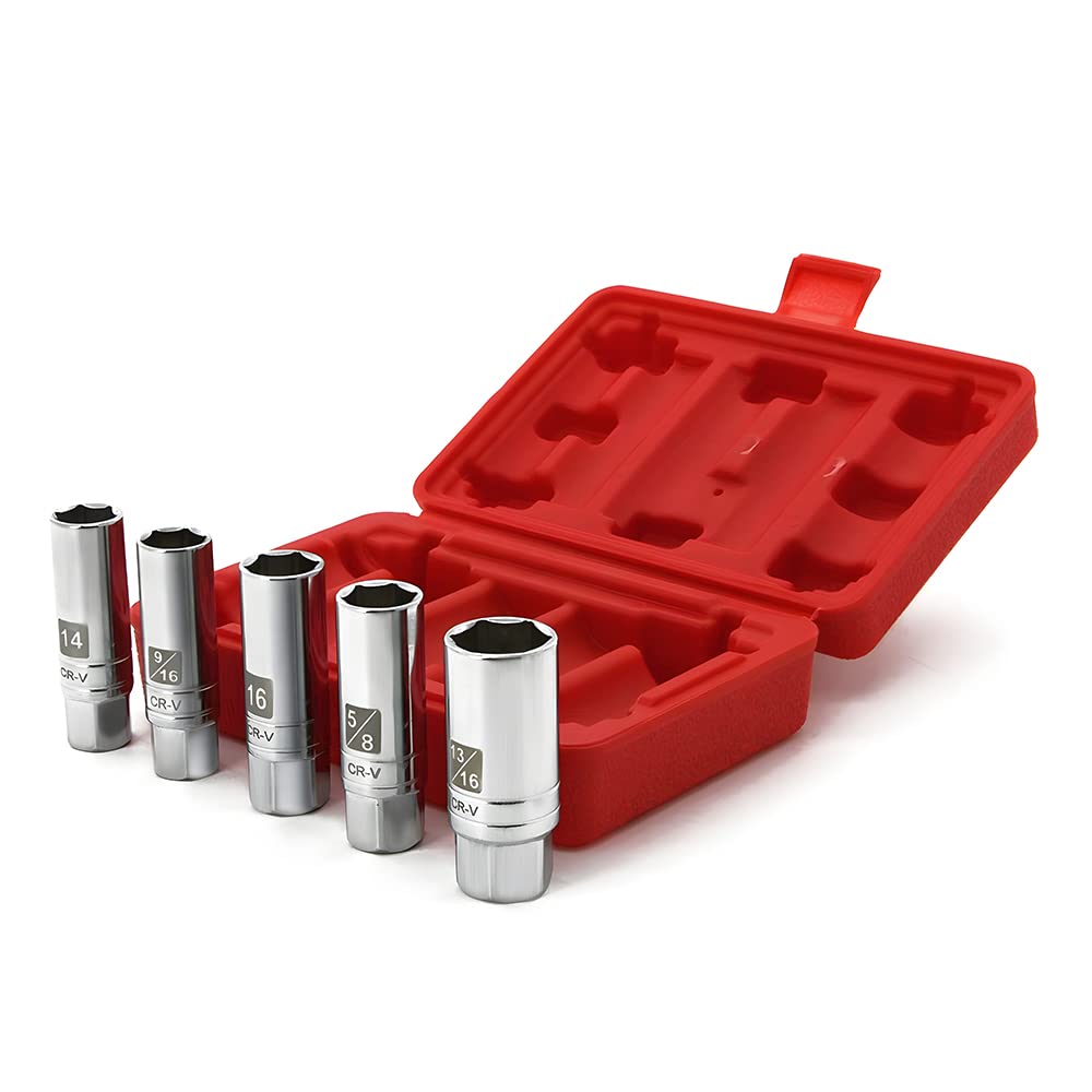 A ABIGAIL front packaging showing all five sockets and drive for quick identification and convenience