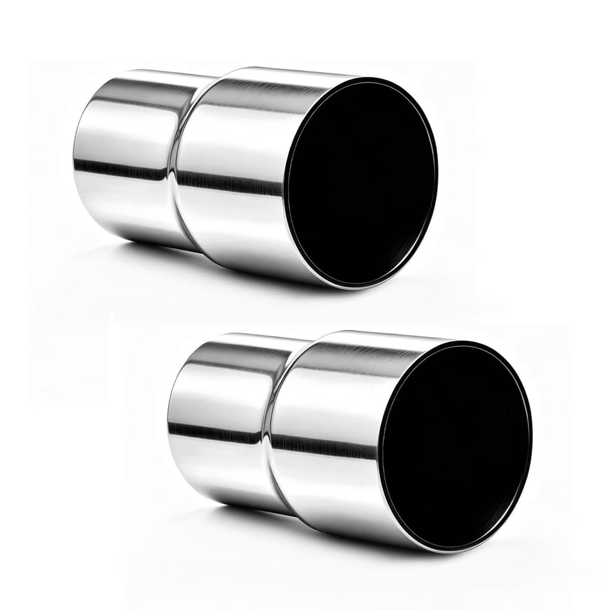 A ABIGAIL front view of reducer shows polished finish and universal fit benefit