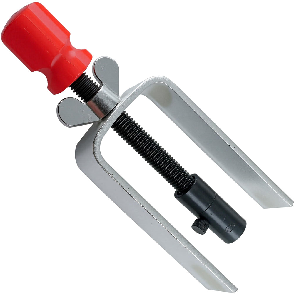 A ABIGAIL front view of tool showing snap ring depressor and benefit: precise removal