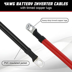 A ABIGAIL cable connected to an inverter showing secure power transfer and tidy installation