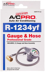 A/C Pro InterDynamics gauge close-up dial, large readable measurement benefit
