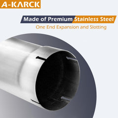 A-KARCK detailed shot of flared end and slots for easier installation