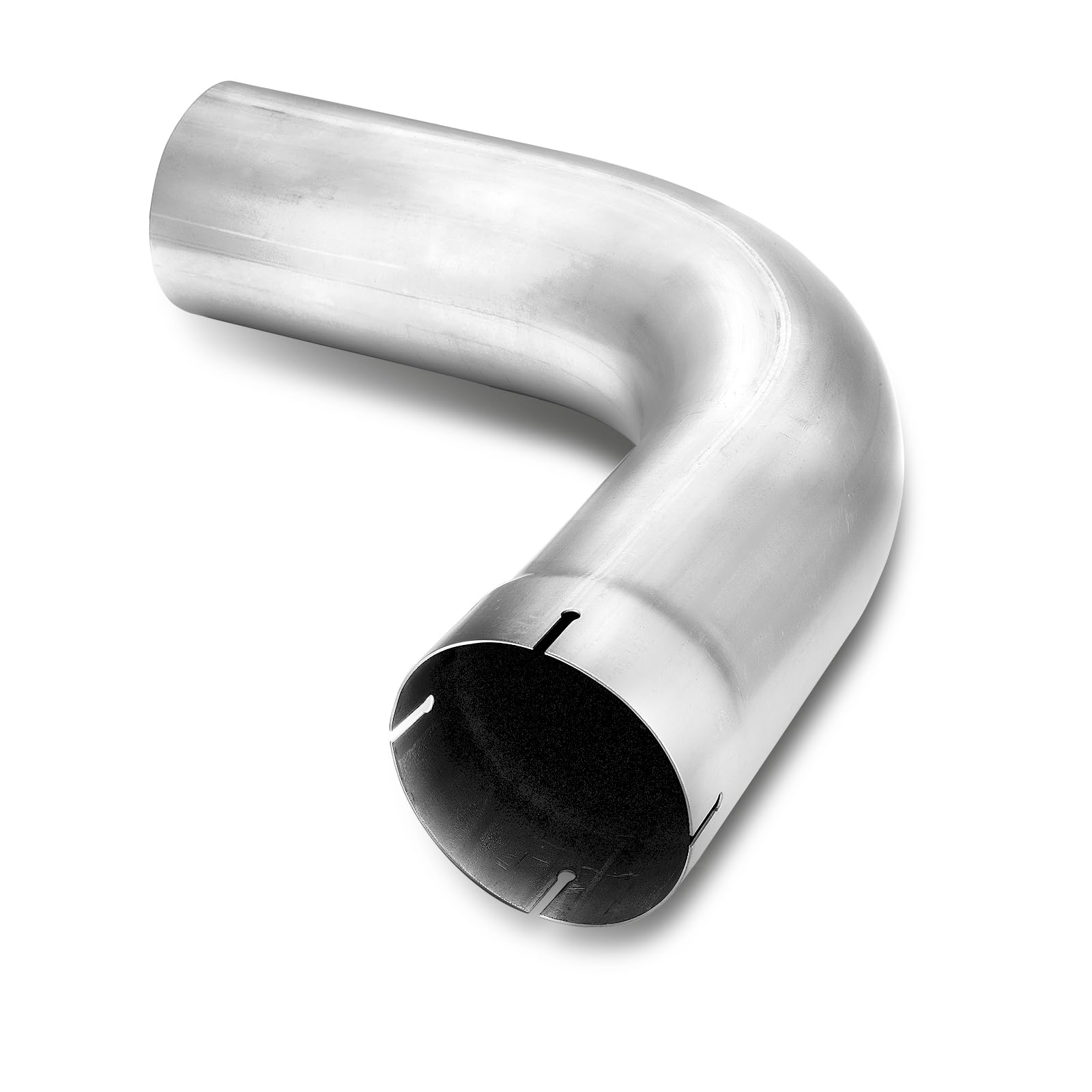 A-KARCK front view of 4" 90° elbow showing shape and fit benefit