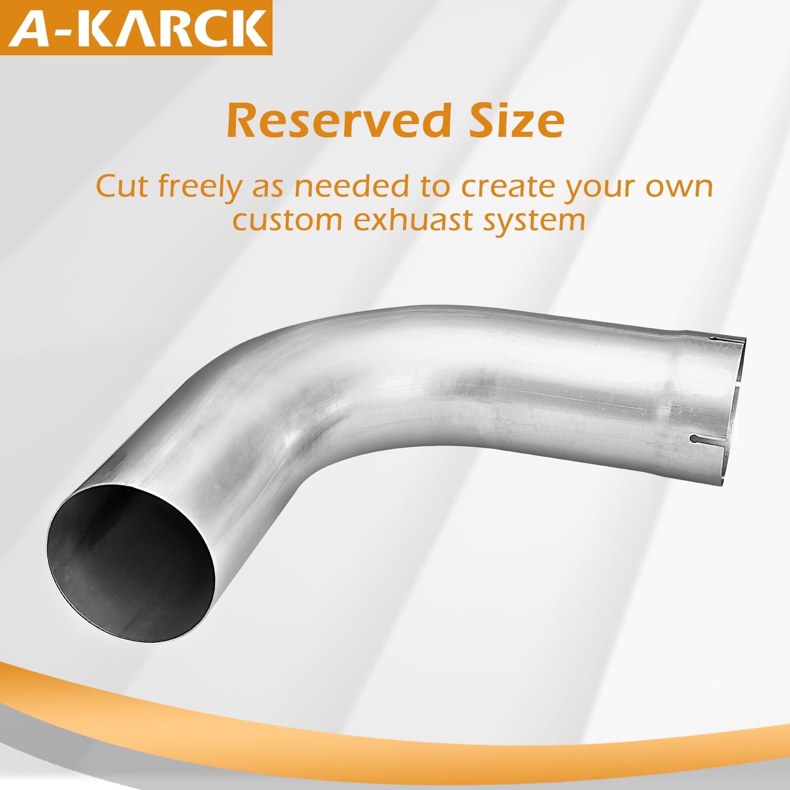 A-KARCK elbow installed under vehicle demonstrating routing advantage