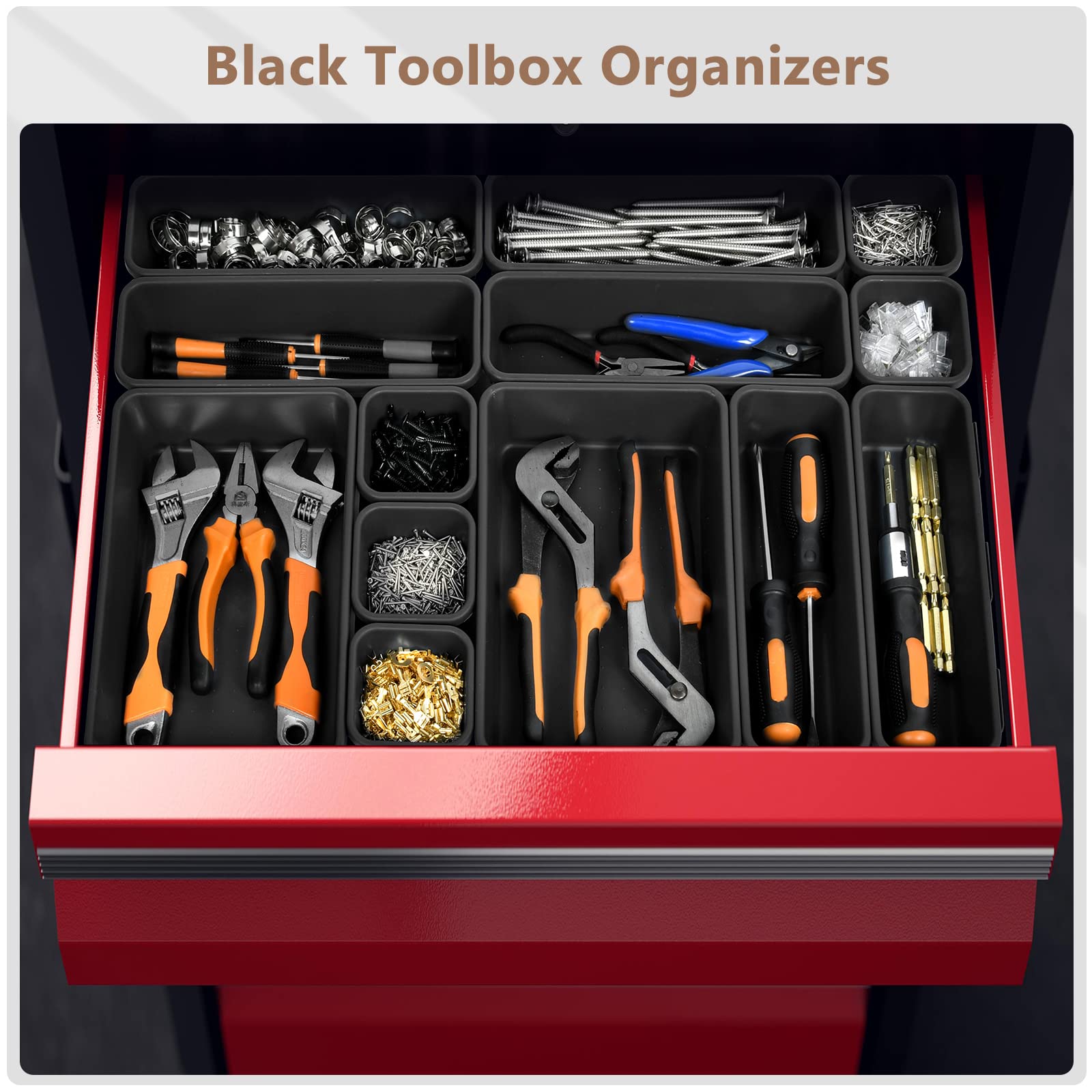 A-LuGei trays installed in a toolbox illustrating tidy tool placement benefit