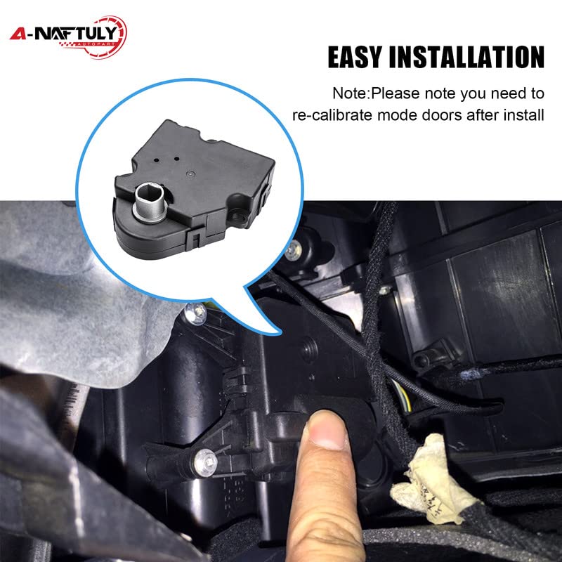 A-NAFTULY actuator installed behind glovebox showing easy access benefit