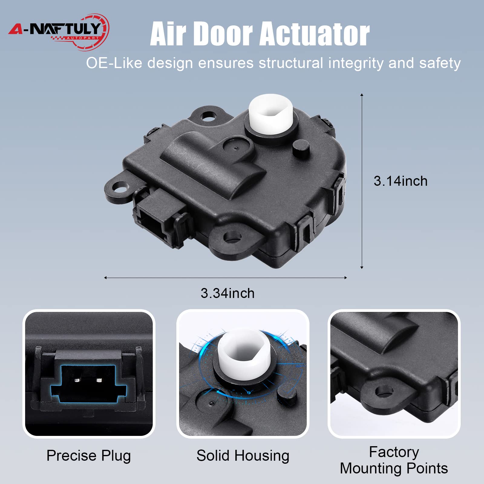 A-NAFTULY label with OEM part numbers for confident compatibility check