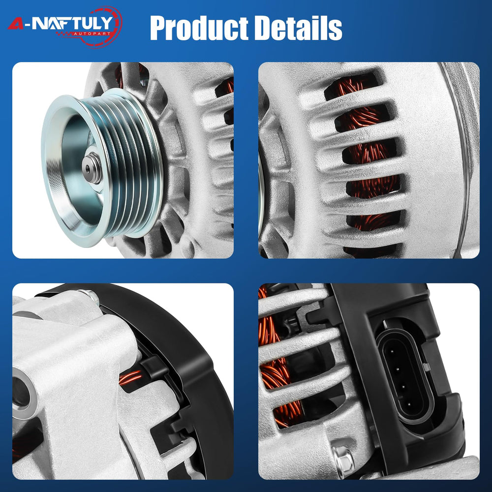 A-NAFTULY packaging and welcome guide illustrating included parts and warranty info