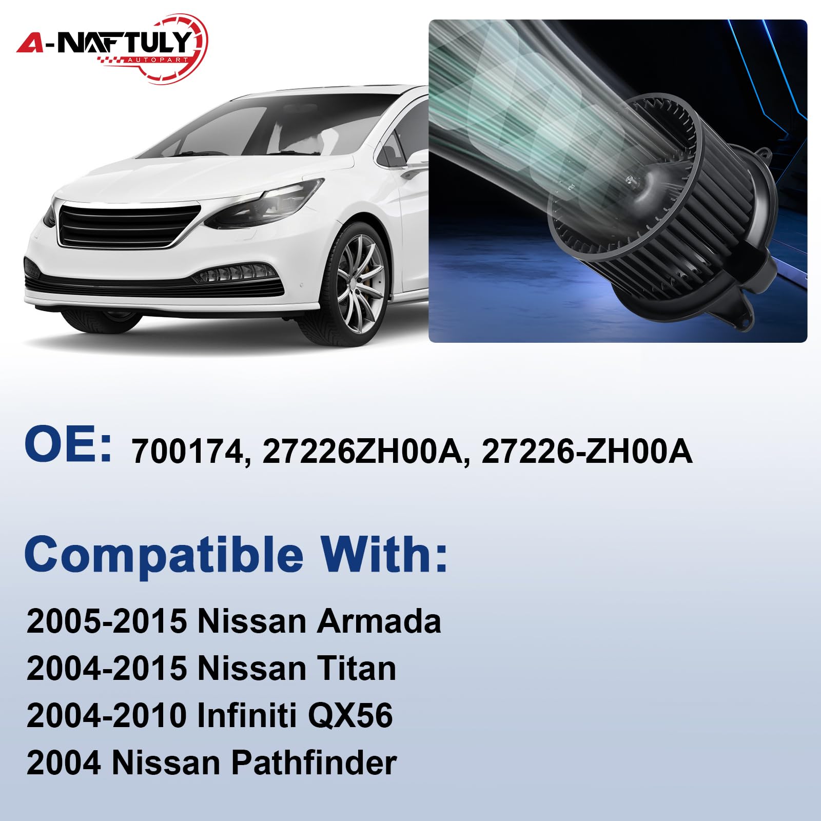 A-NAFTULY electrical connector detail matching factory harness for easy installation