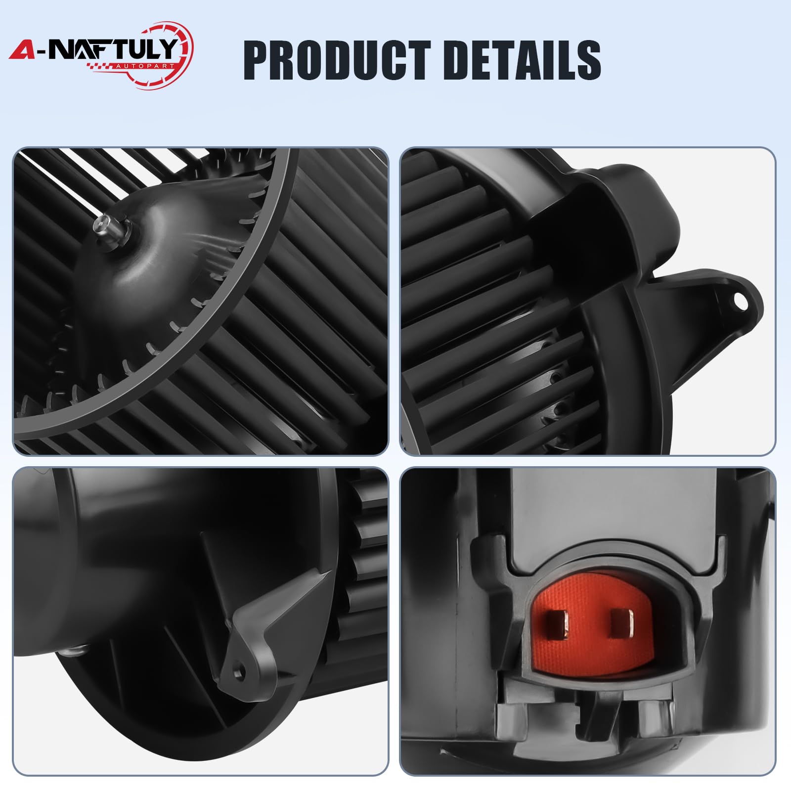 A-NAFTULY motor label showing OEM cross-reference numbers for correct compatibility