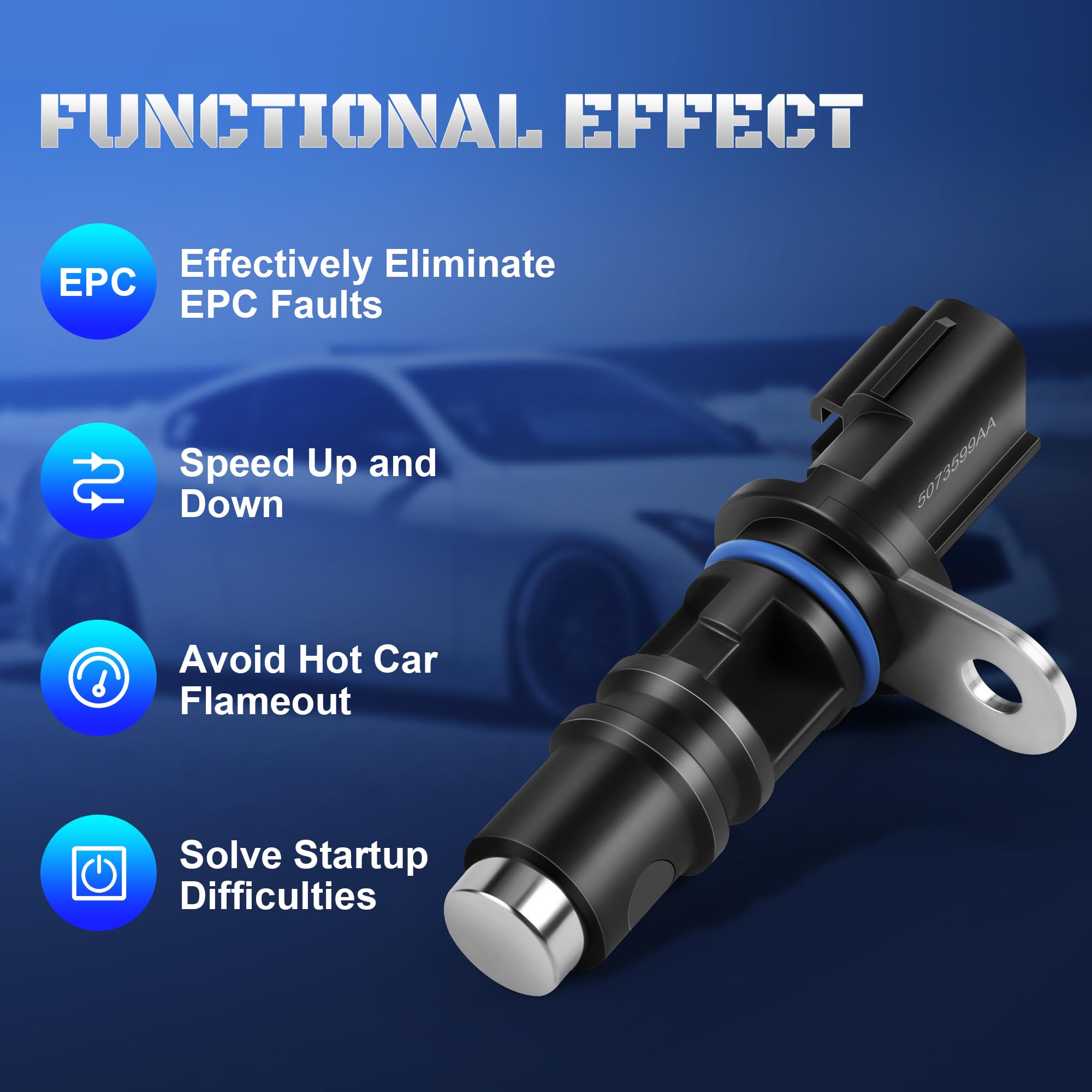 A-NAFTULY sensor installed in engine bay demonstrating direct-fit convenience