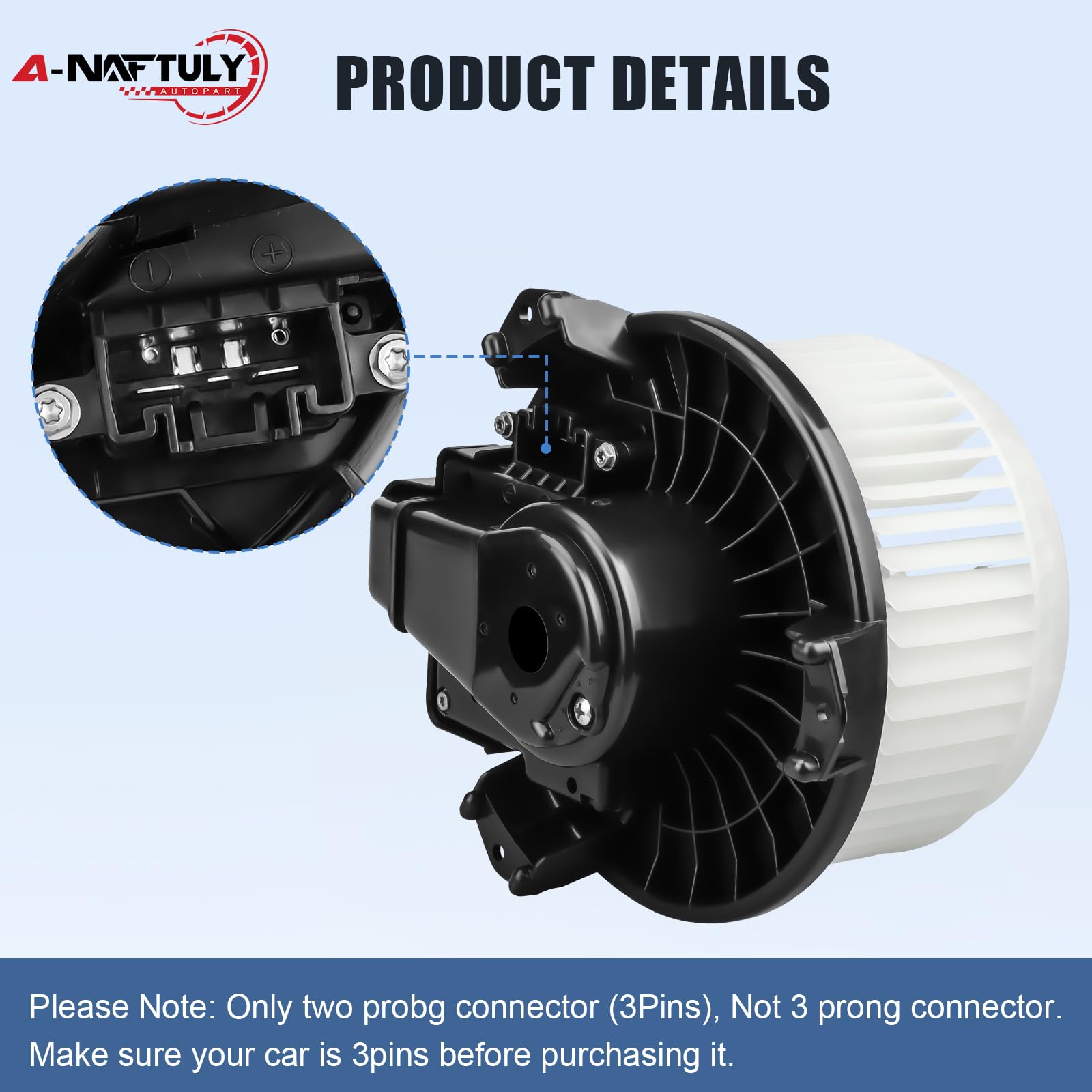A-NAFTULY electrical connector and wiring for simple plug-and-play benefit