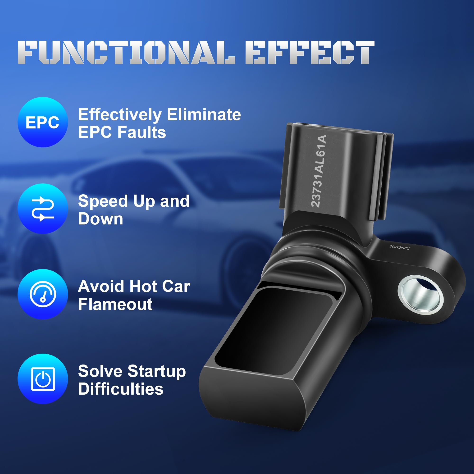A-NAFTULY sensor installed in engine bay demonstrating correct placement and fitment
