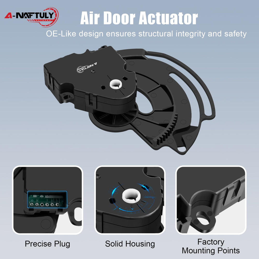 A-NAFTULY actuator installed under dash demonstrating straightforward replacement