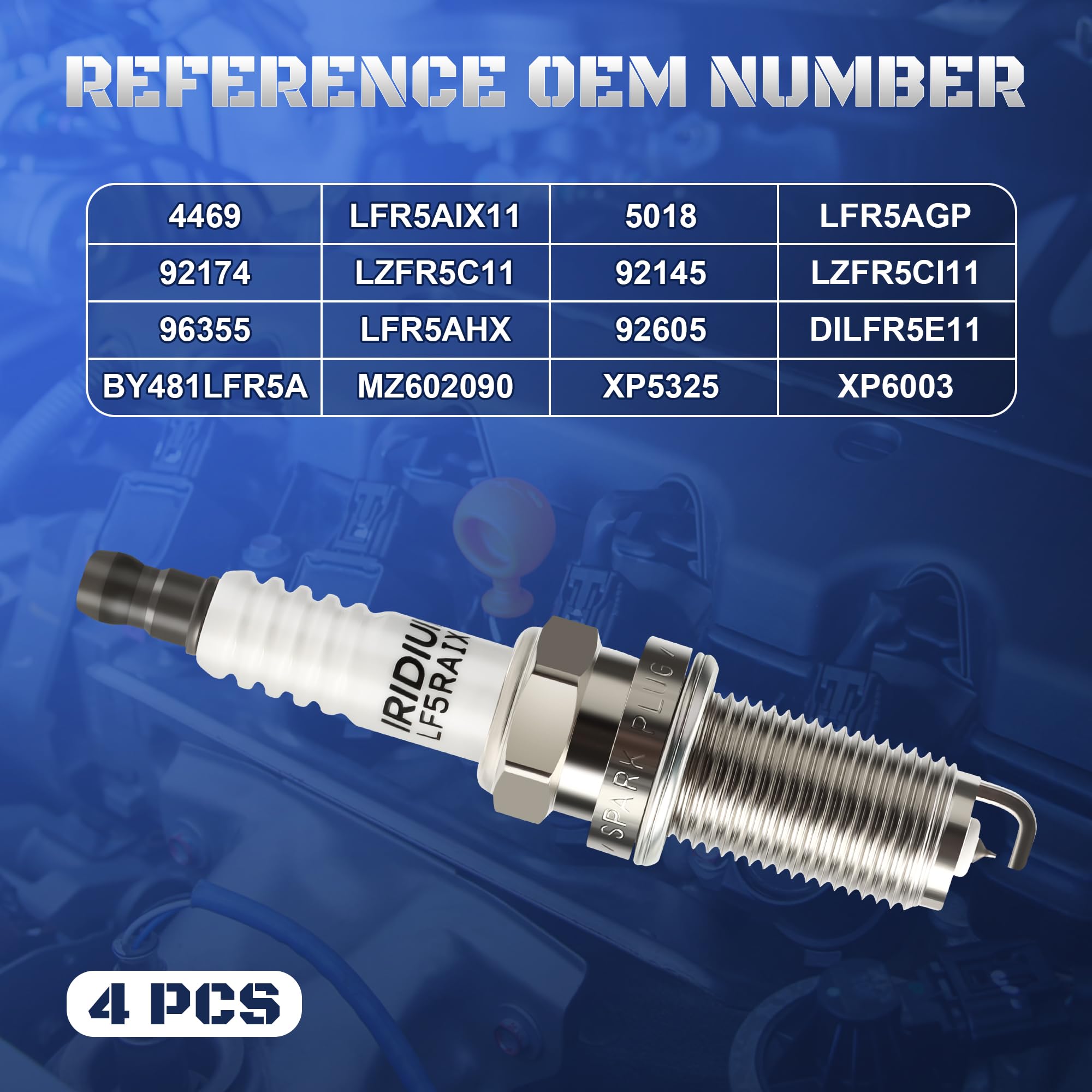 A-NAFTULY spark plugs installed in engine bay demonstrating easy fit and reliable ignition