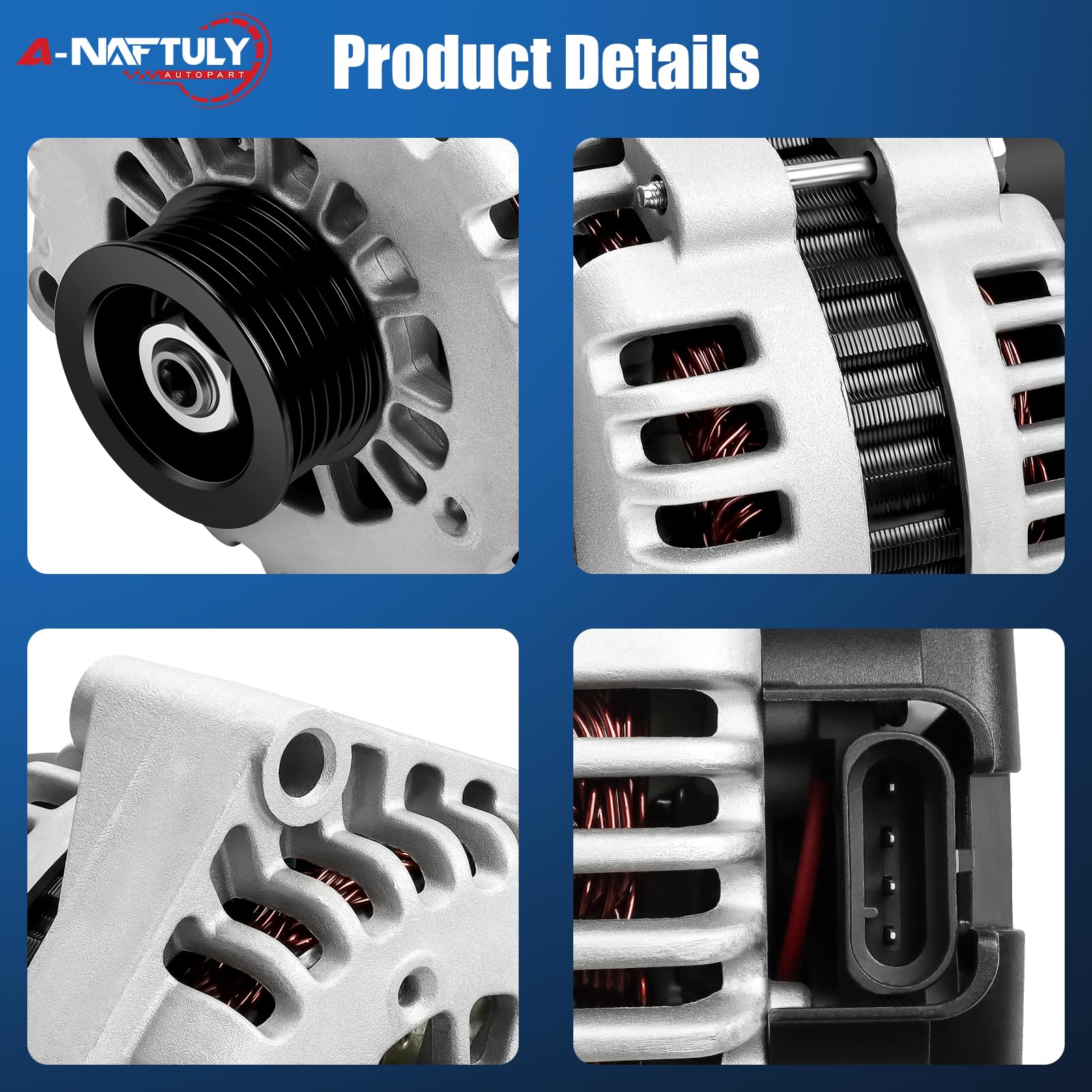 A-NAFTULY packaging box and included guide showing protective shipment and installation instructions