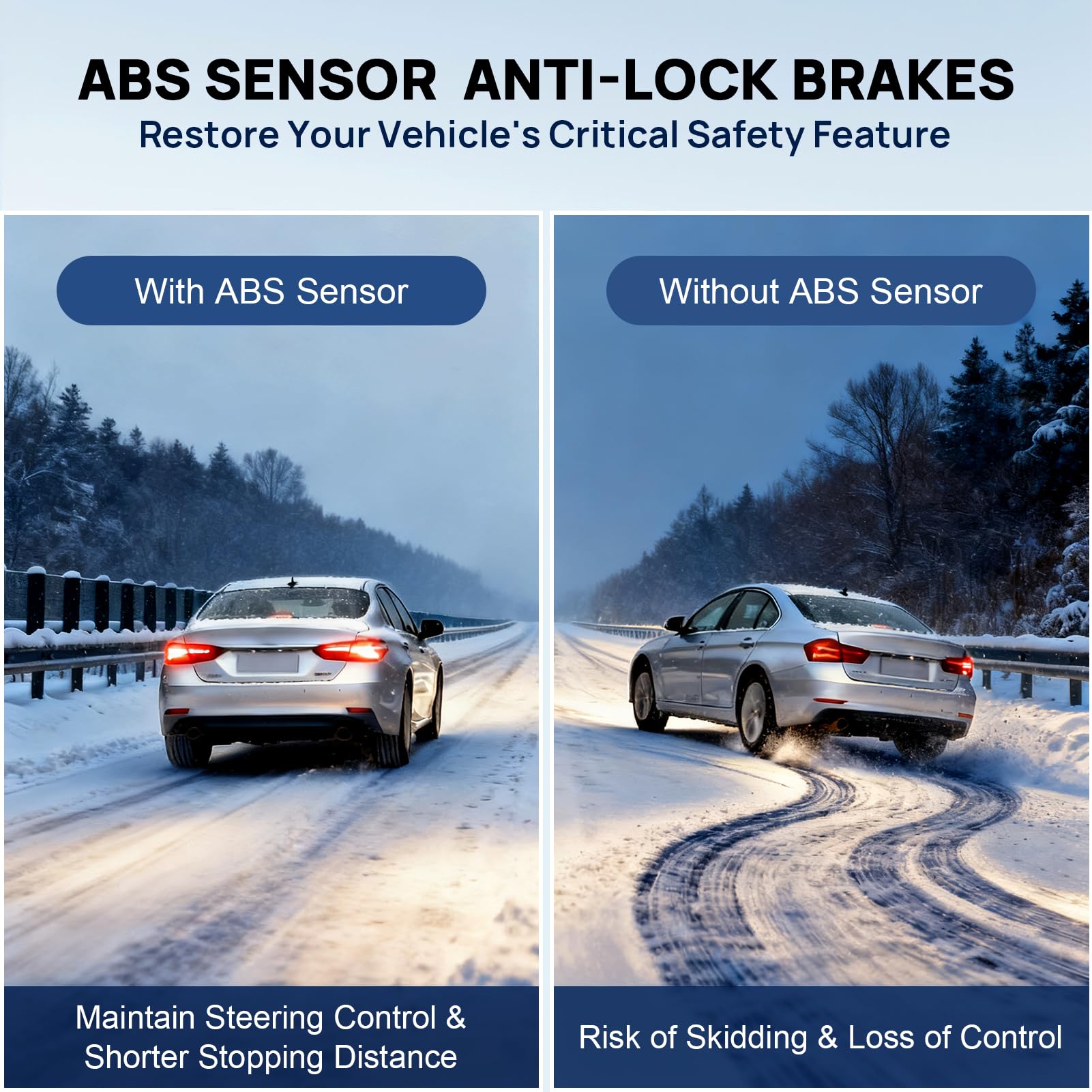 A-NAFTULY sensor installed on front left wheel restoring accurate wheel-speed data