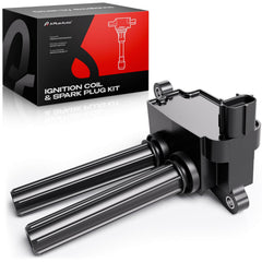 A Plus Auto front packaging showing coil pack and warranty benefit