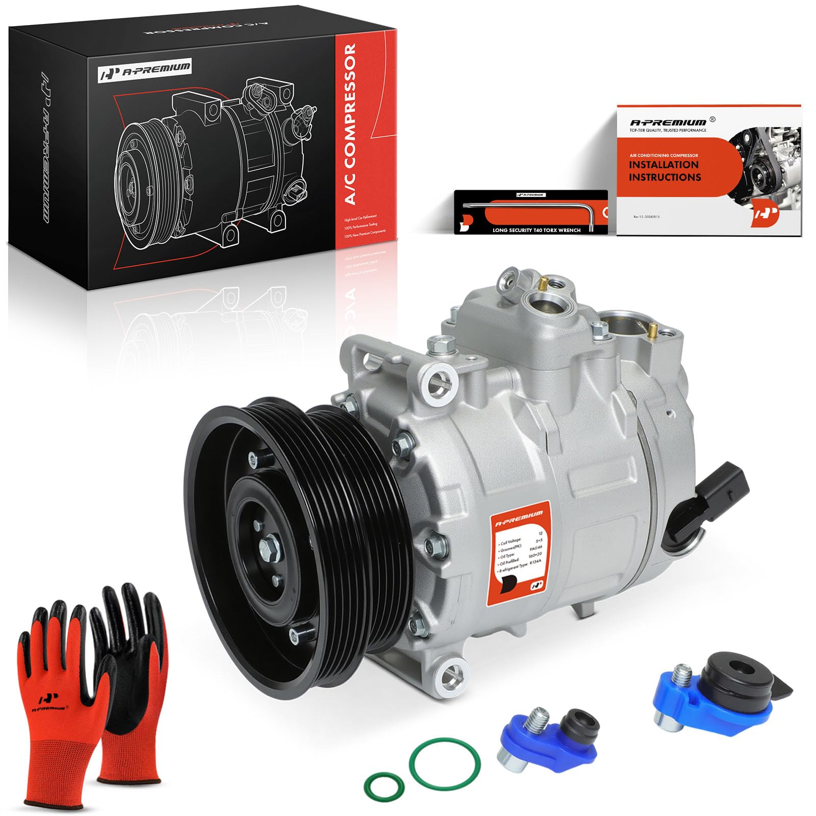 A-Premium compressor front view showing ready-to-install design and reliable fit