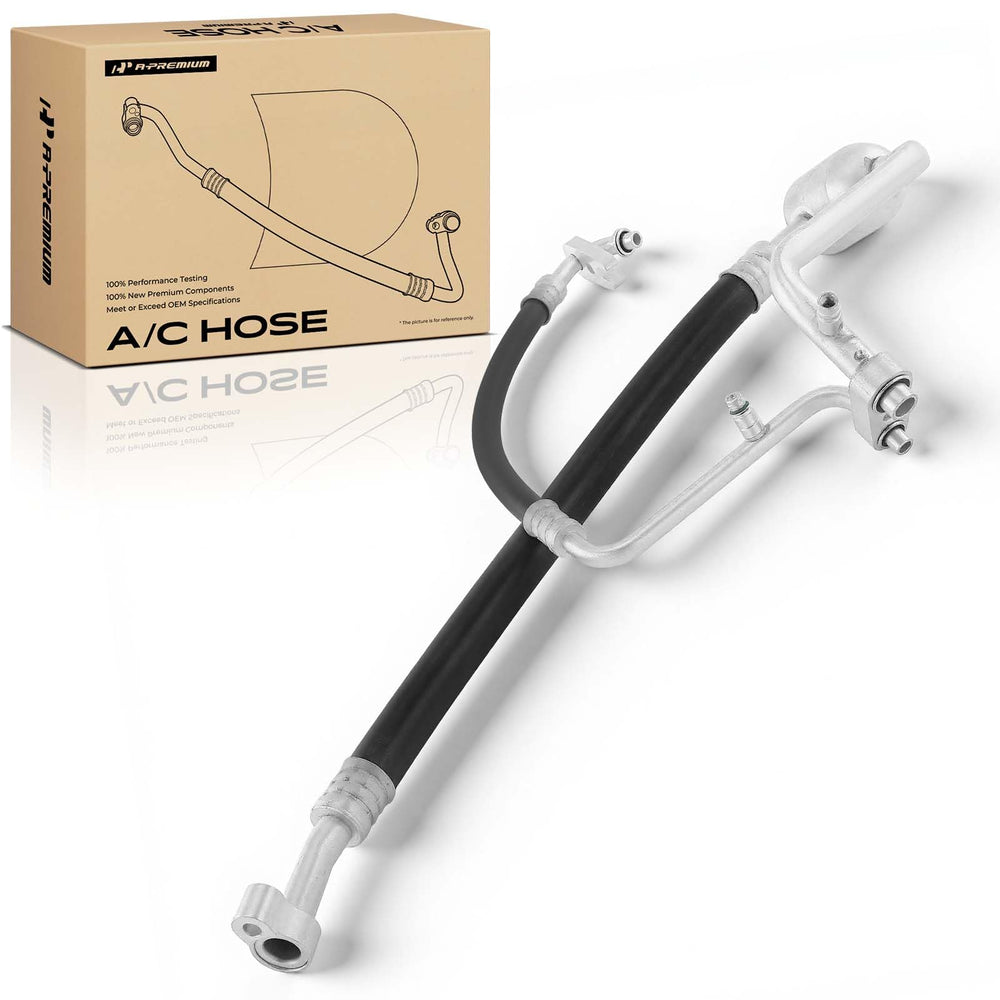 A-Premium front view of suction and discharge line assembly showing exact fitment benefits