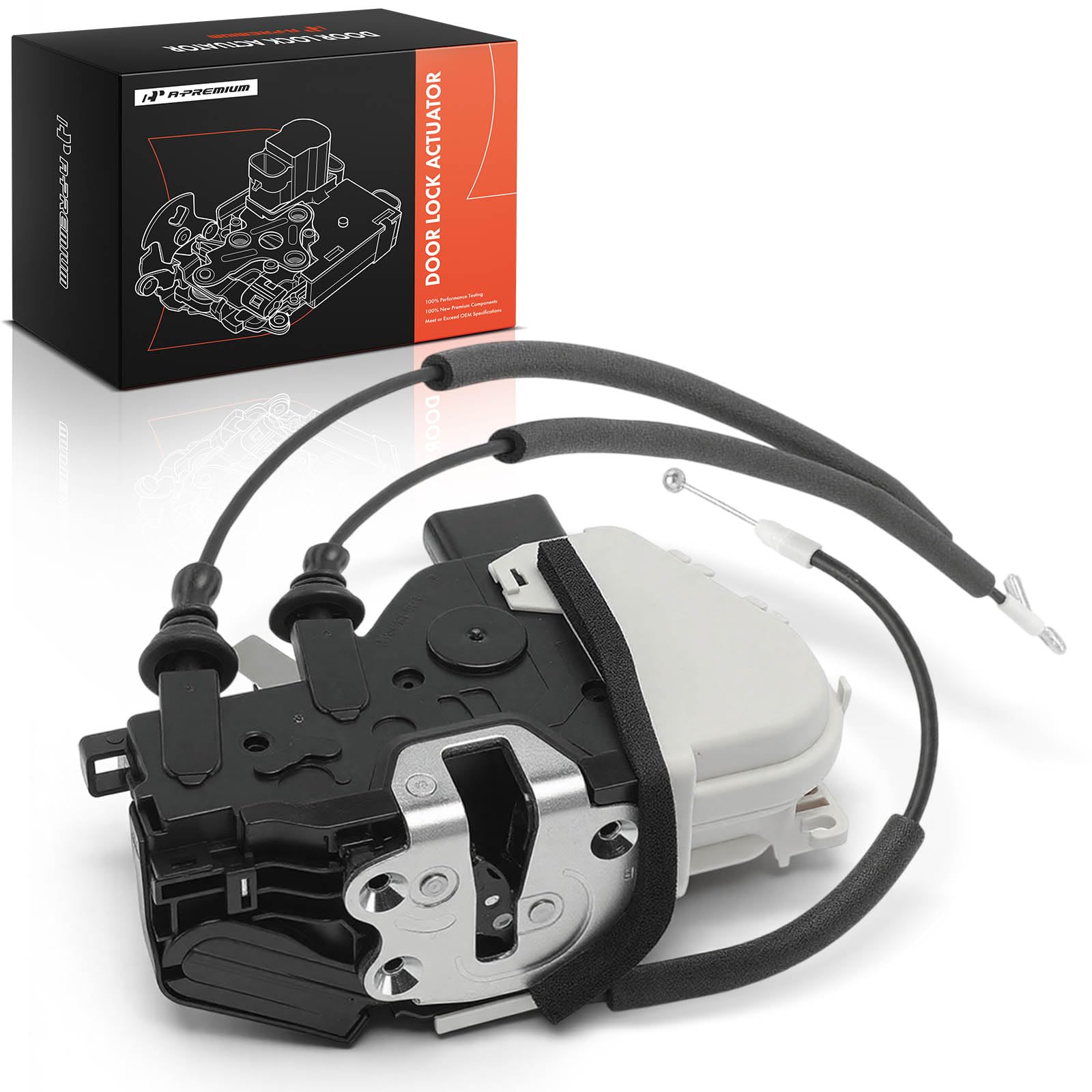 A-Premium actuator on vehicle door, portraying reliable everyday use