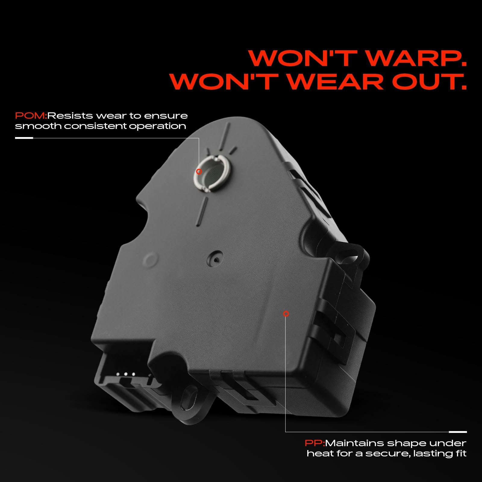 A-Premium actuator side profile illustrating compact design for tight spaces