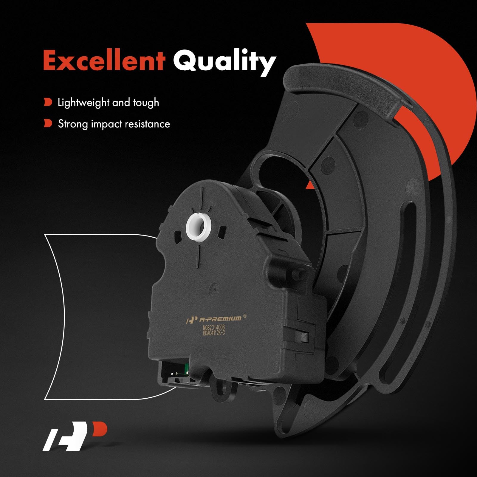 A-Premium actuator size comparison with ruler showing accurate OEM sizing benefit