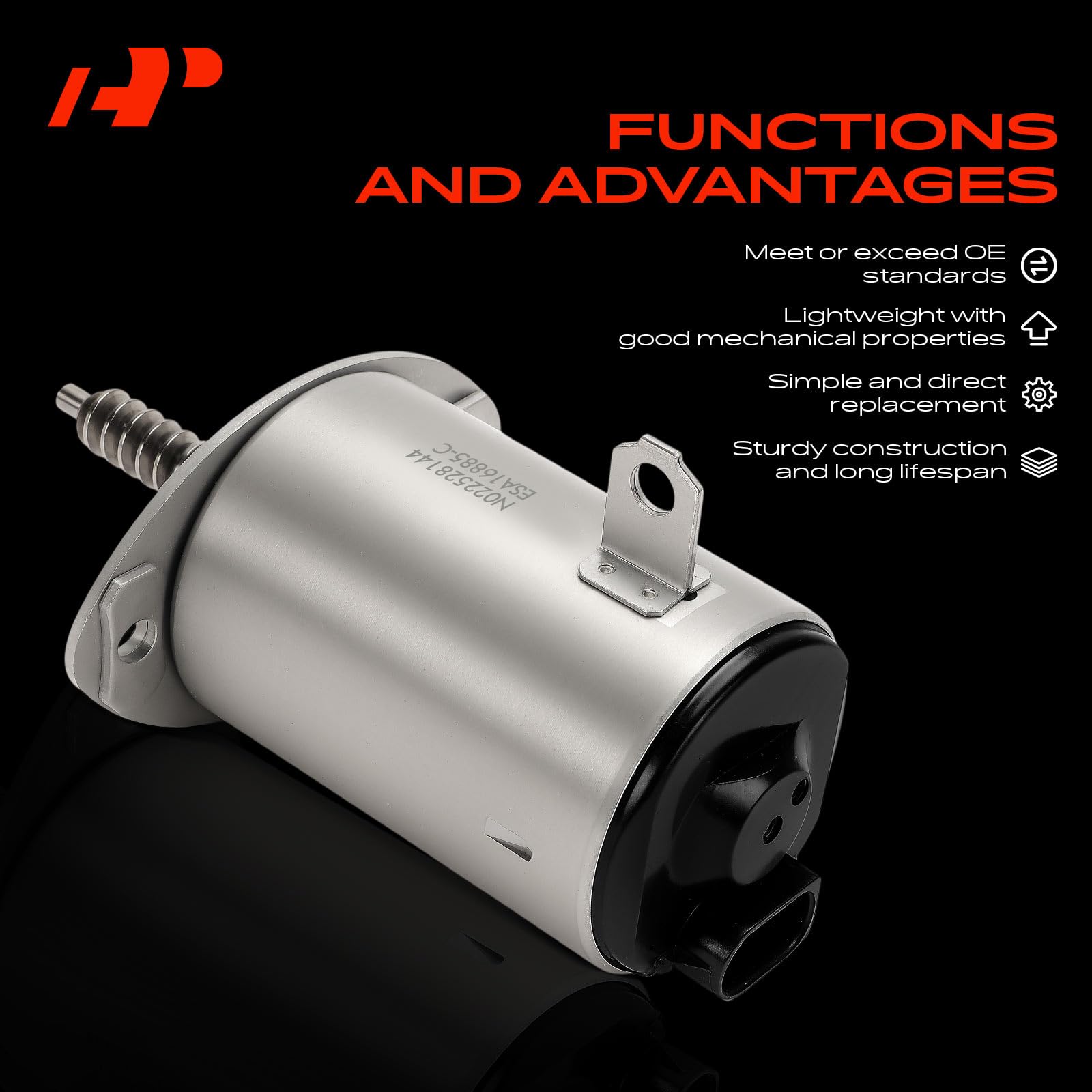 A-Premium actuator wiring connector close-up showing secure electrical contact benefit