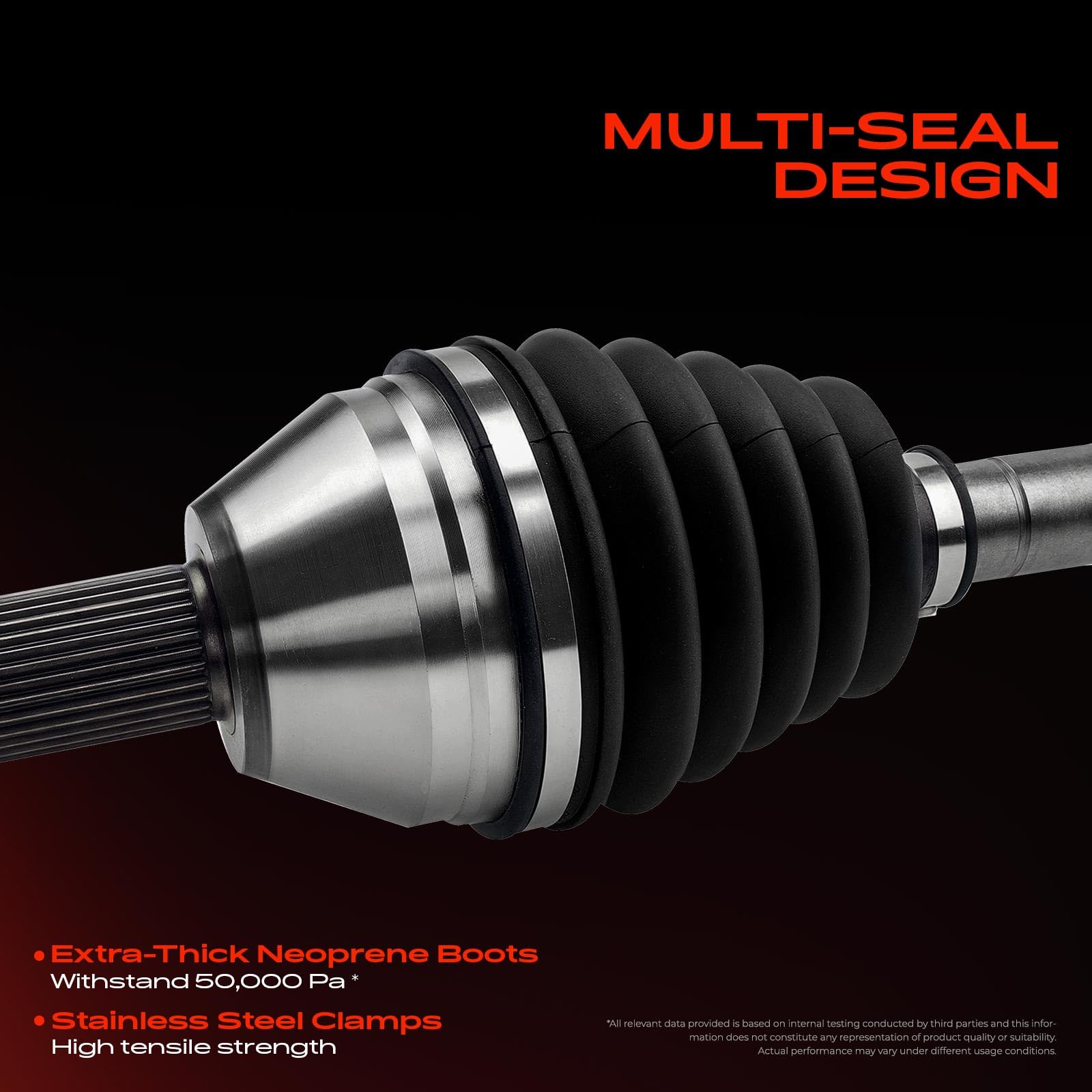 A-Premium axles held in hand showing scale and quality for confident purchase decisions