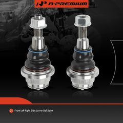 A-Premium right ball joint close-up highlighting steel stud and pre-grease fitting