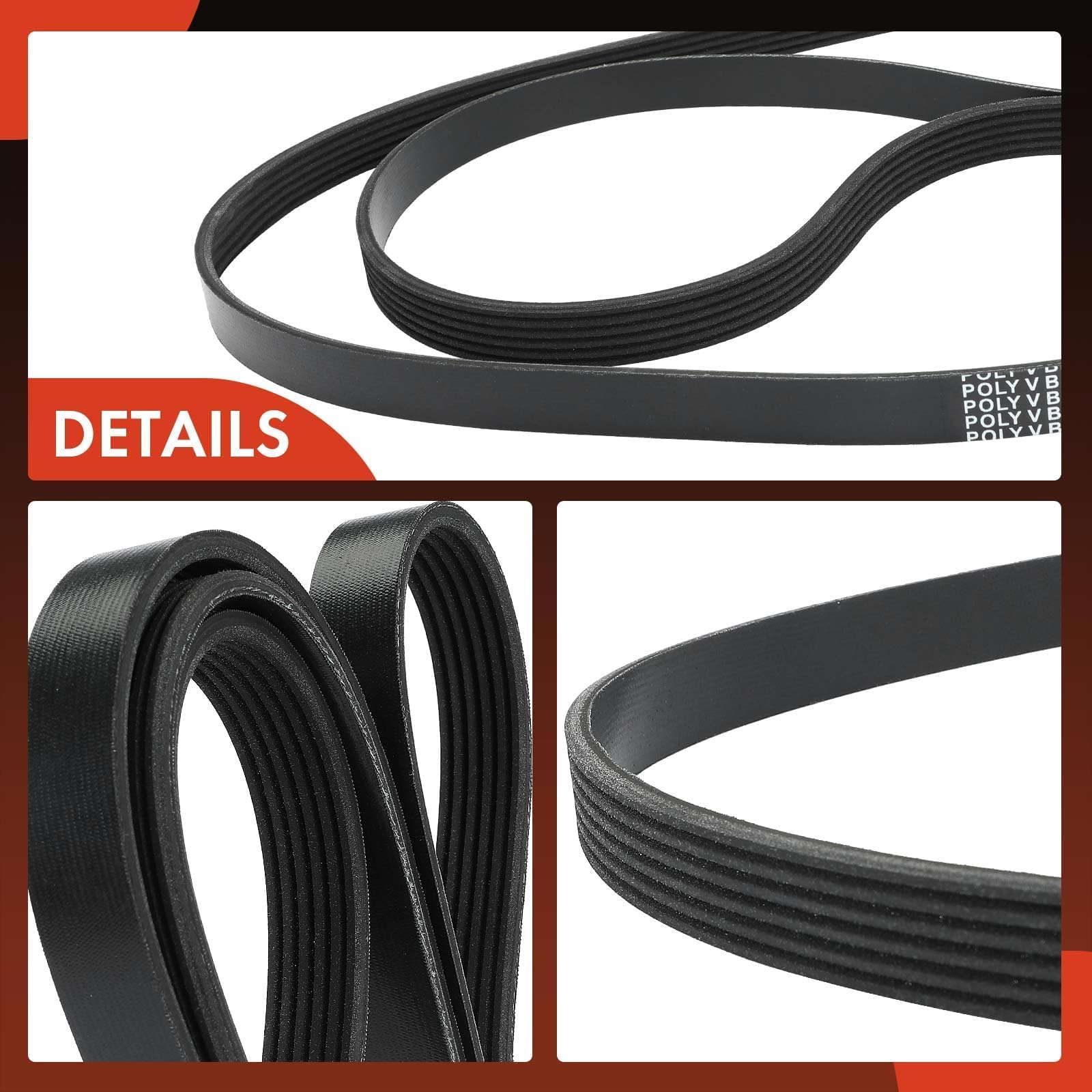 A-Premium belt in hands showing scale and easy handling for straightforward installation