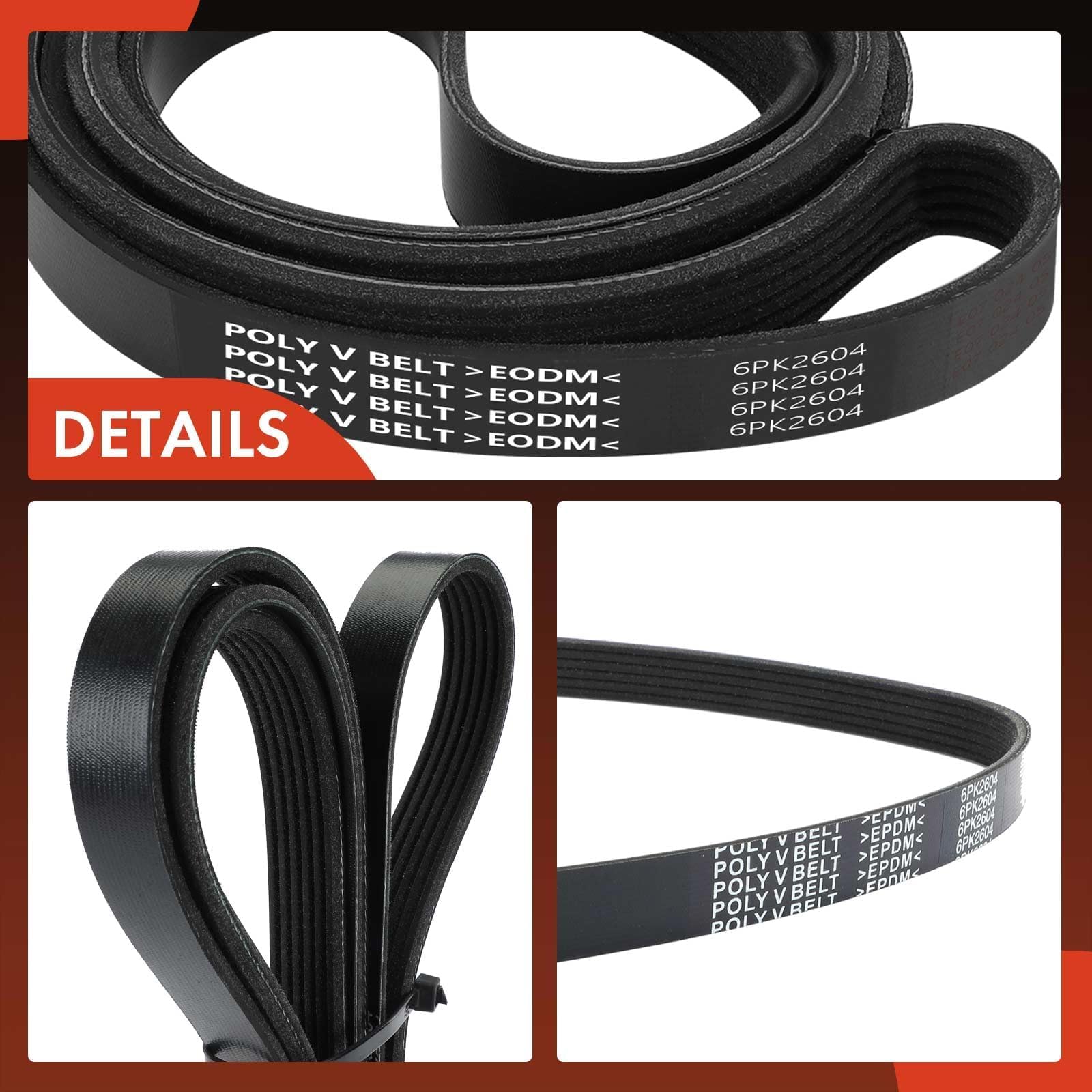 A-Premium belt installed during roadside repair for reliable performance