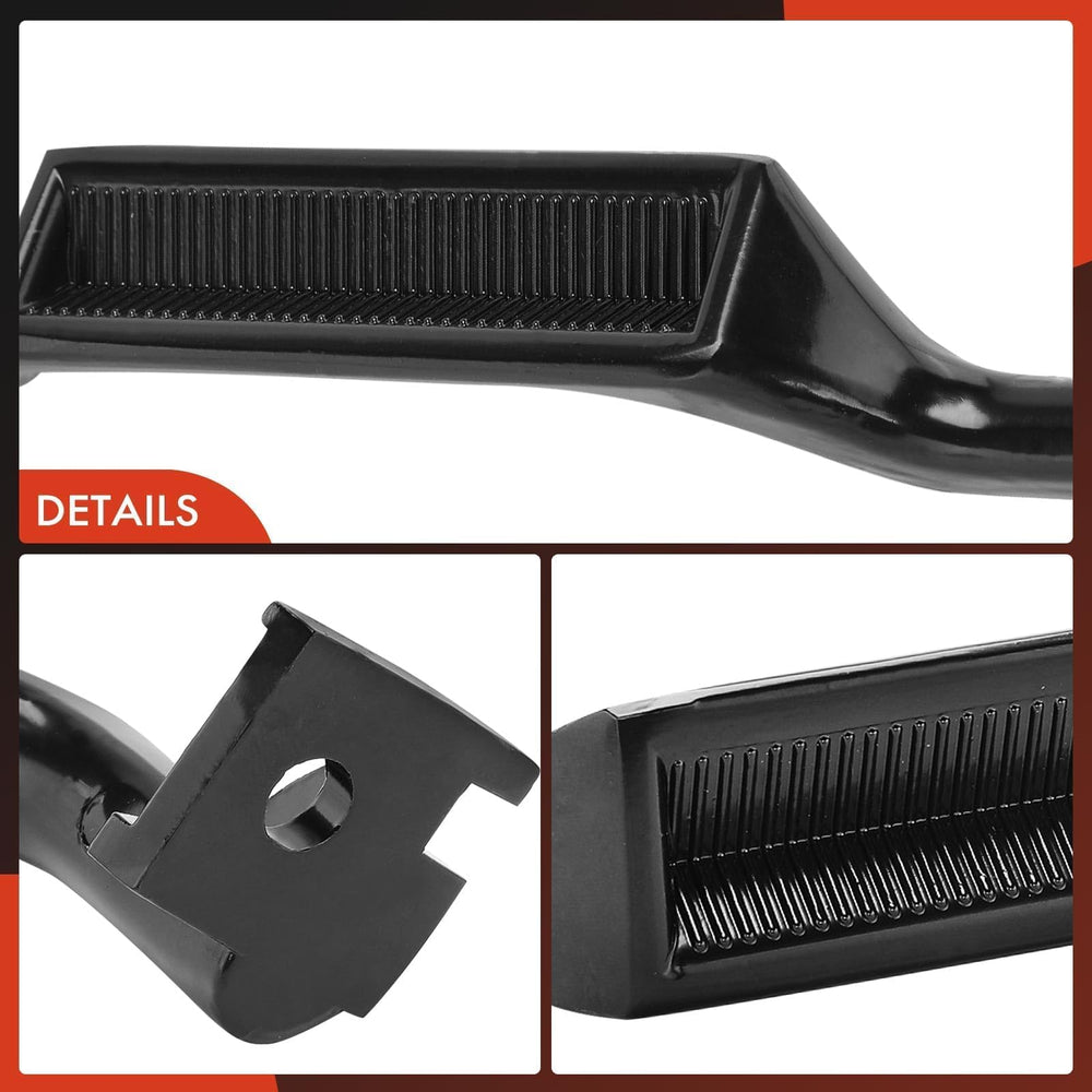 A-Premium black finish sheen close-up showing durable coating and OEM appearance