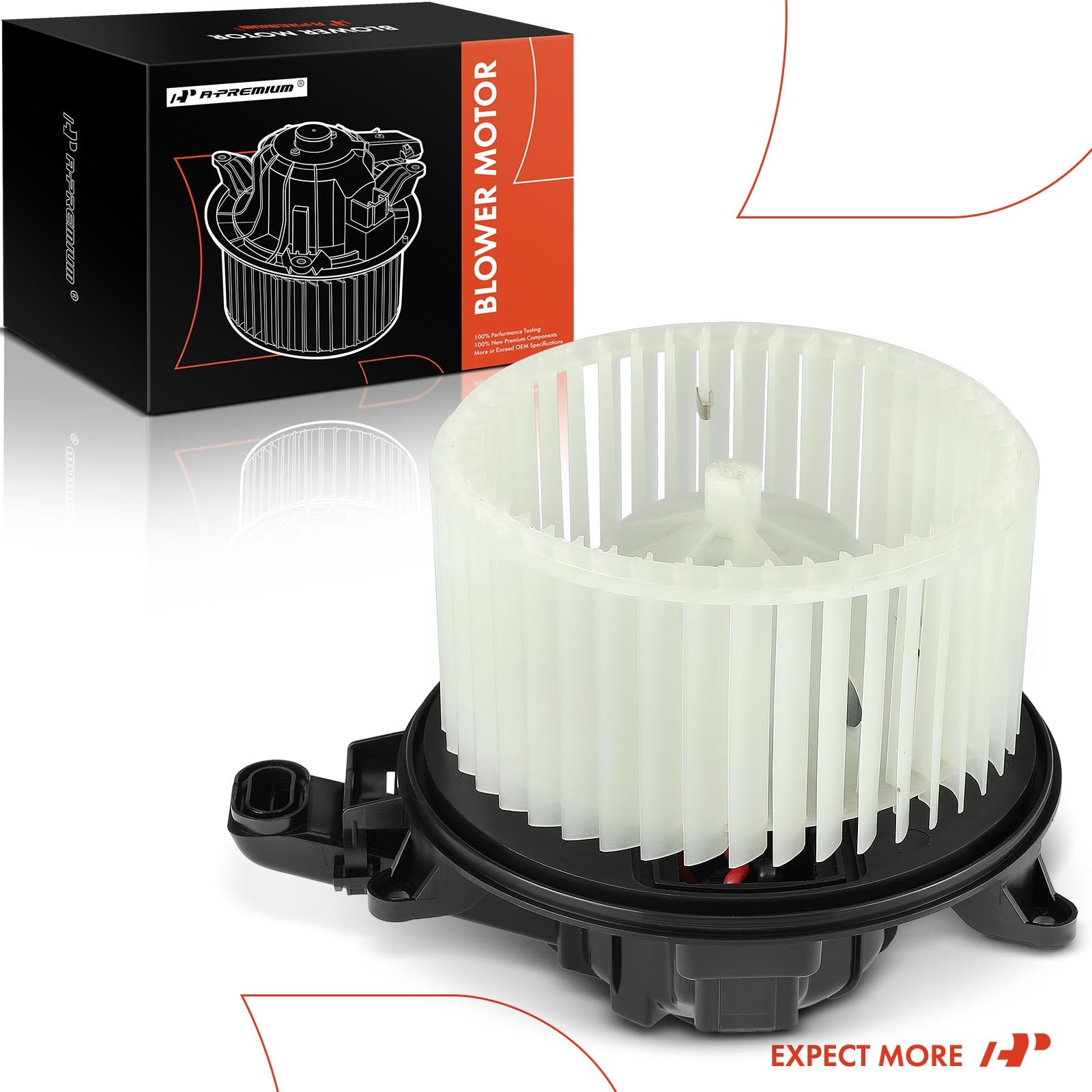 A-Premium blower motor operating in cabin delivering stronger airflow