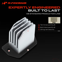 A-Premium close-up of the 3-pin blade connector for easy plug match