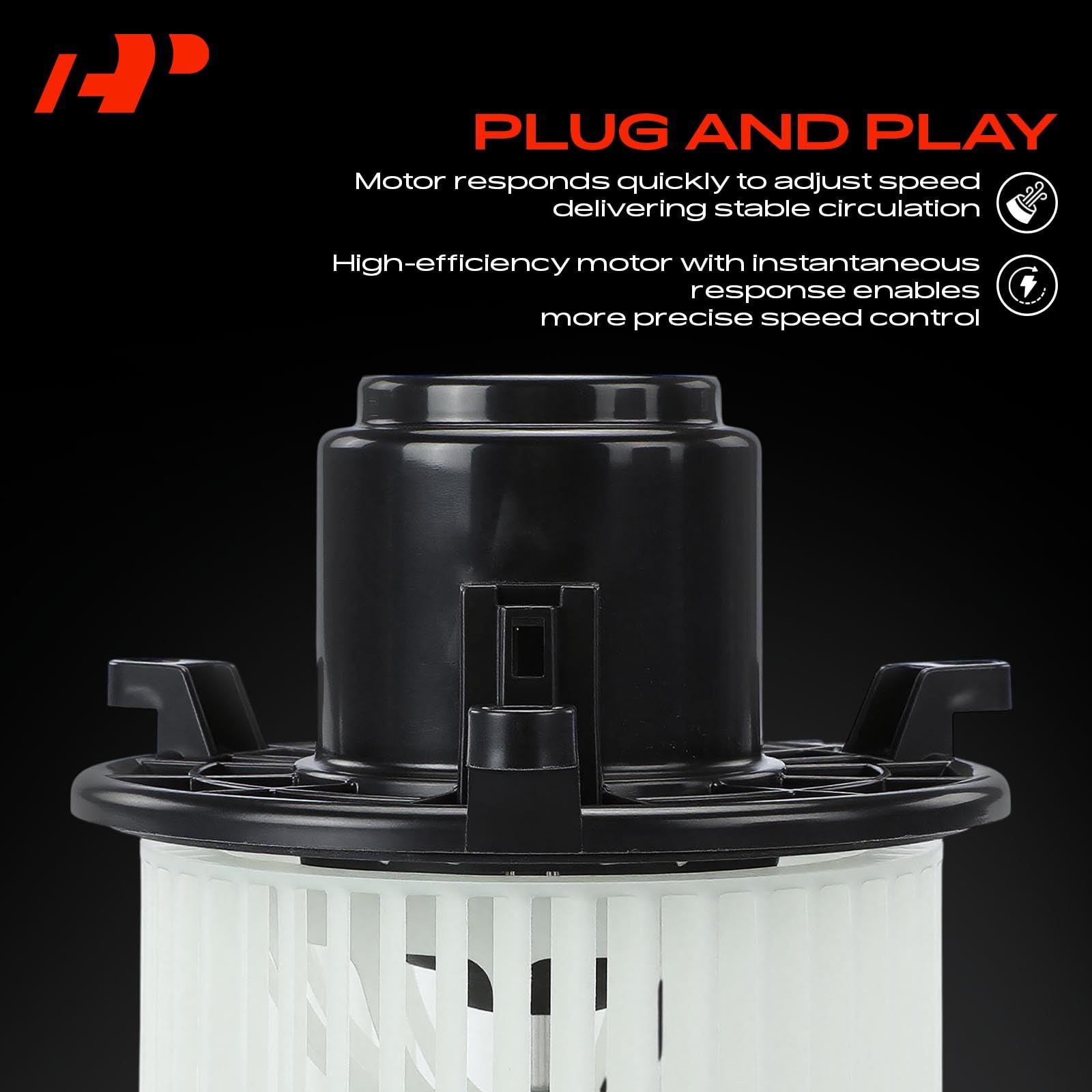 A-Premium electrical connector detail illustrating plug compatibility for fast swap