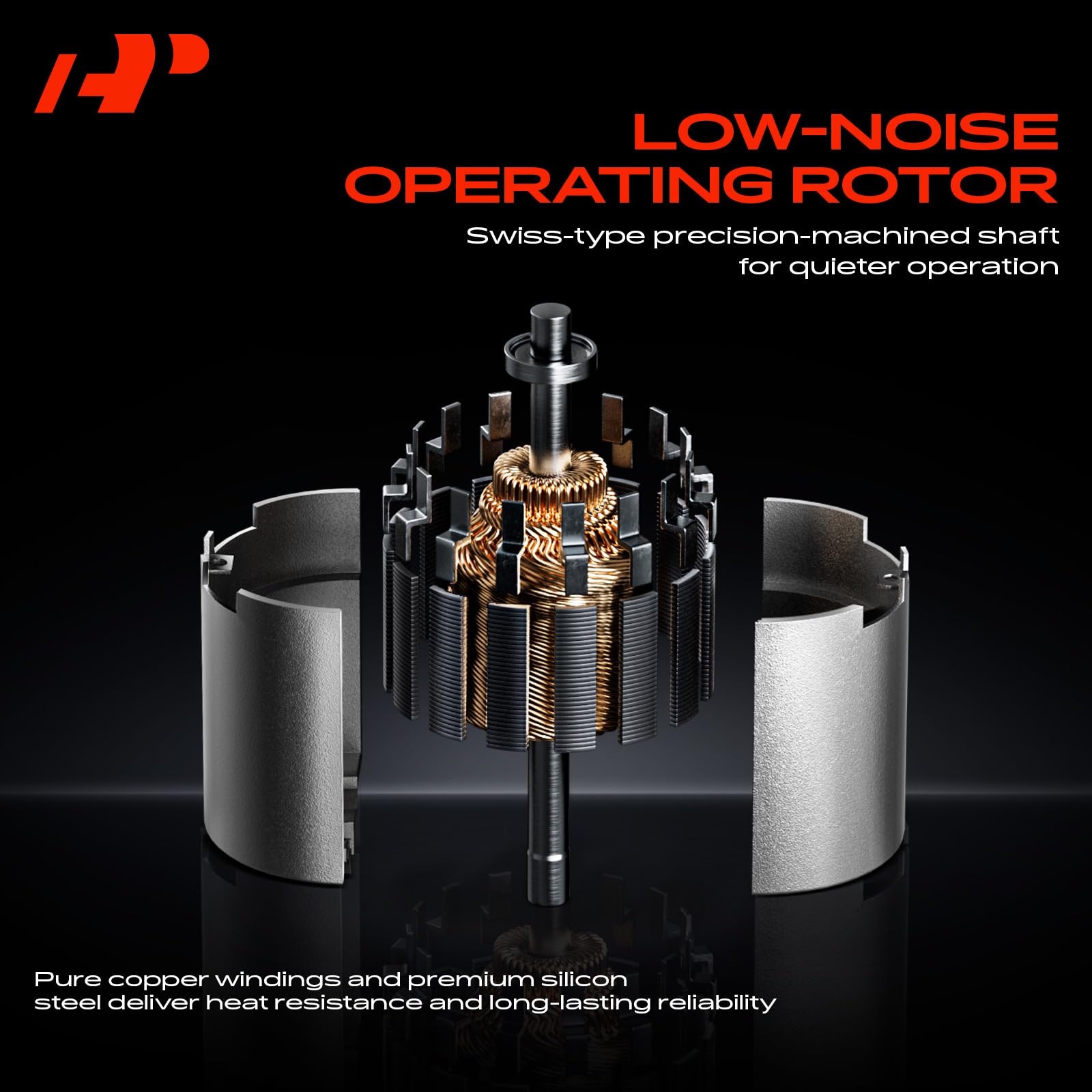 A-Premium blower motor installed in vehicle demonstrating restored rear ventilation