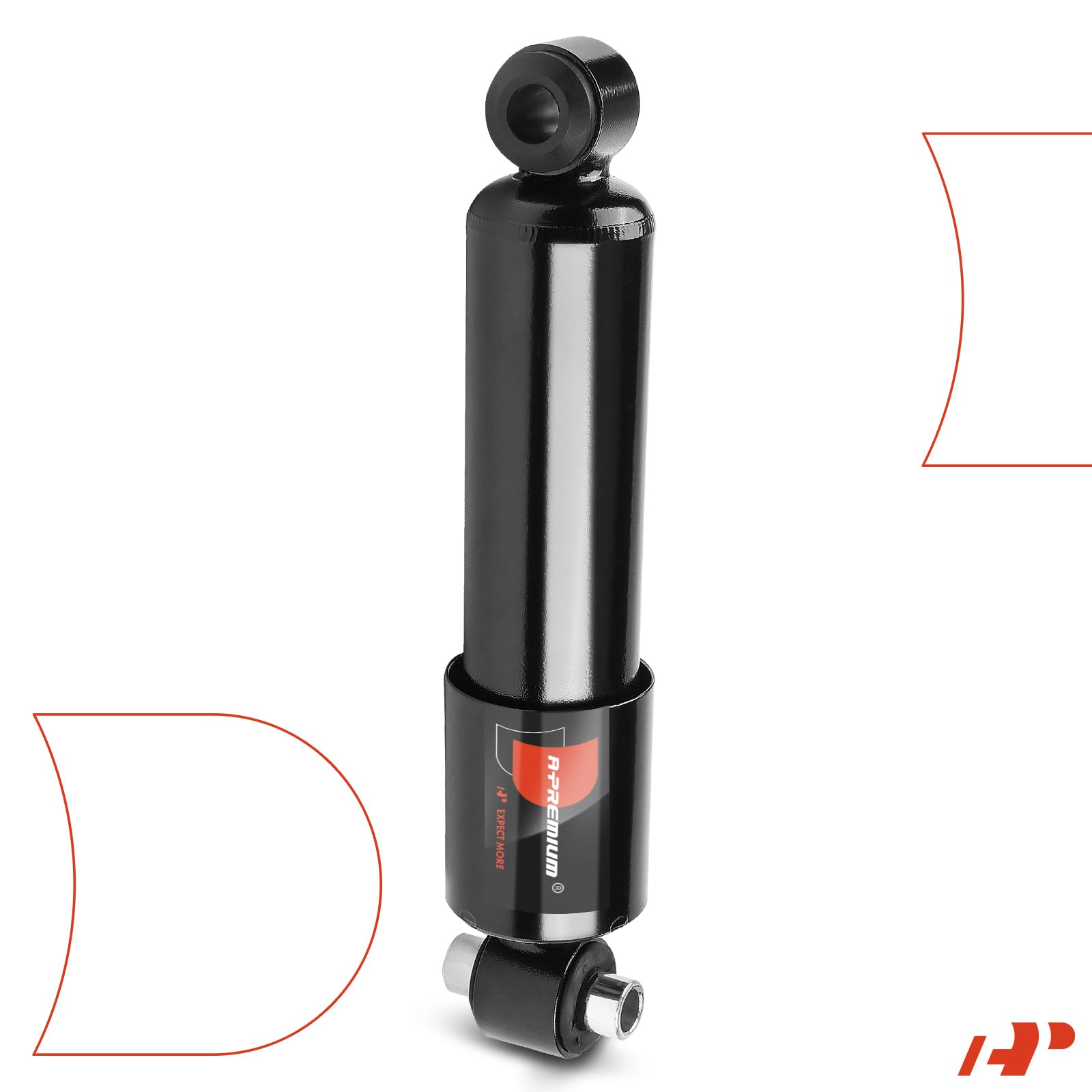 A-Premium cab shock staged in a truck service bay for professional replacement