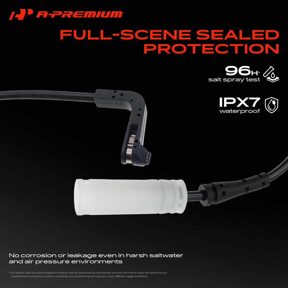 A-Premium front cable length measurement showing correct fit