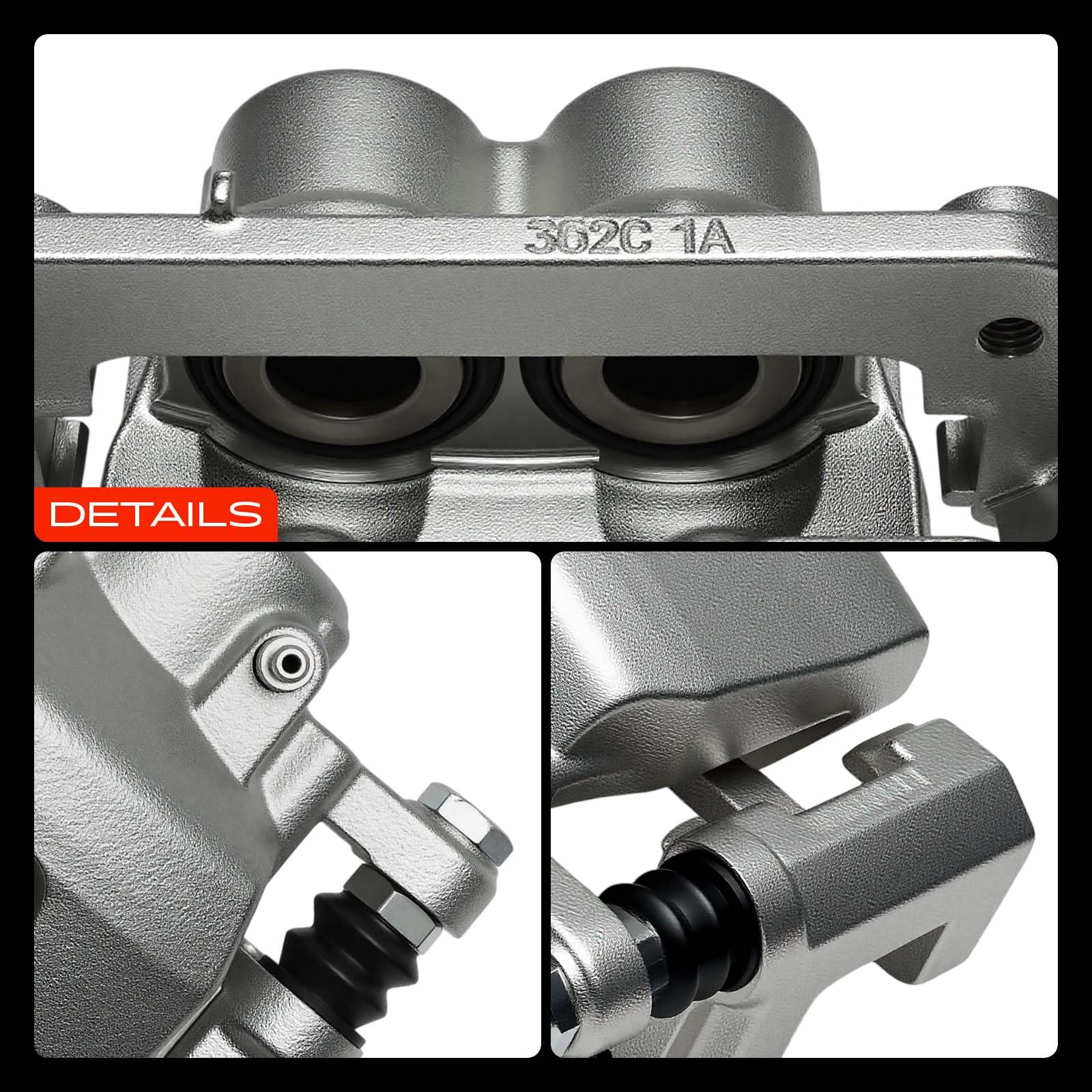 A-Premium caliper in boxed packaging with reference label for easy identification