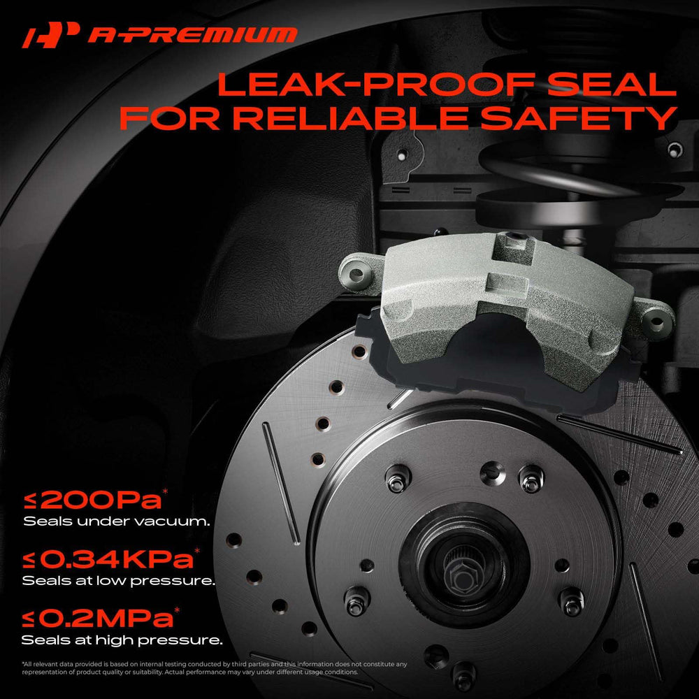 A-Premium caliper installed on vehicle demonstrating fitment on RWD model